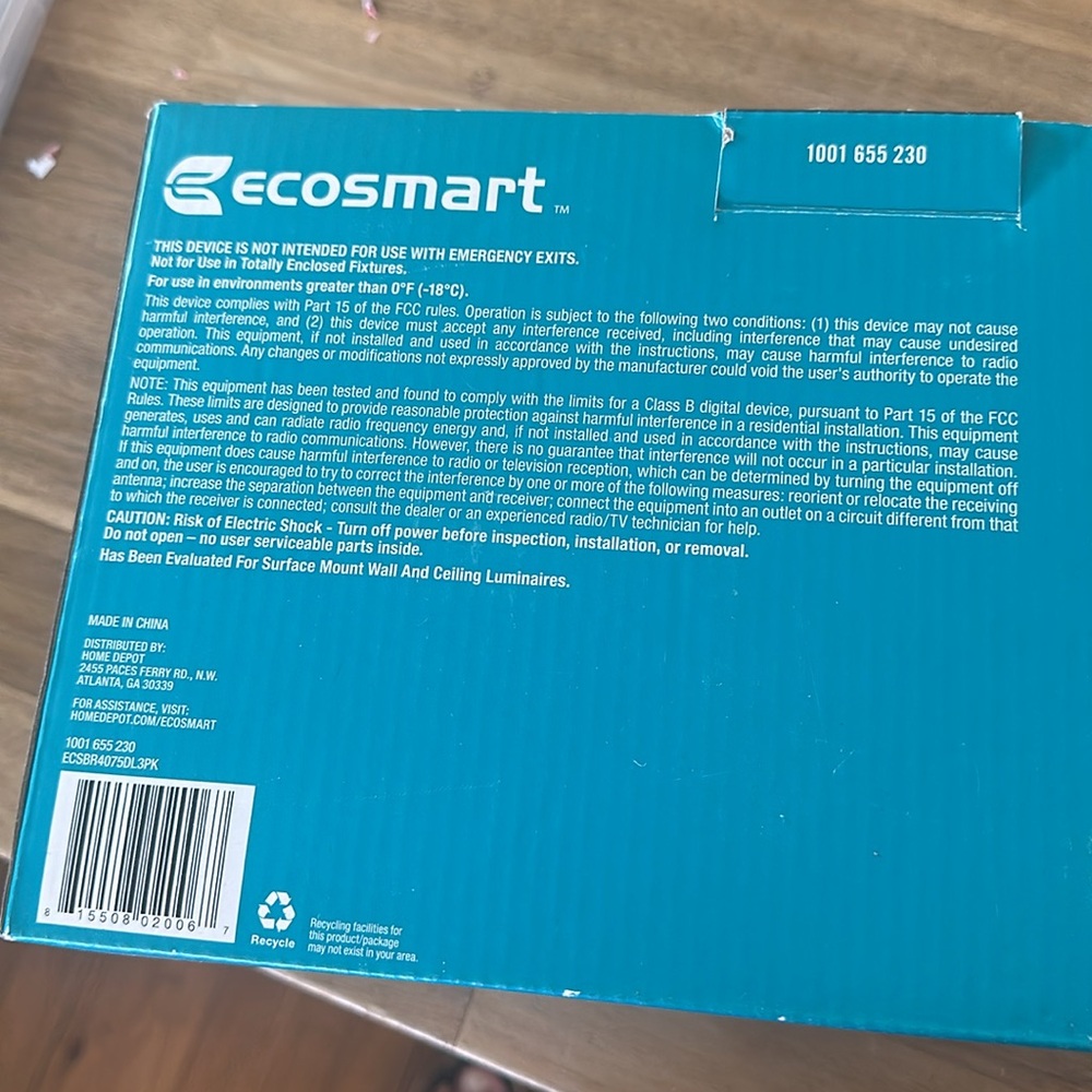 ECOSMART 75w LED DAYLIGHT DIMMABLE REPLACEMENT - Picture 7 of 9
